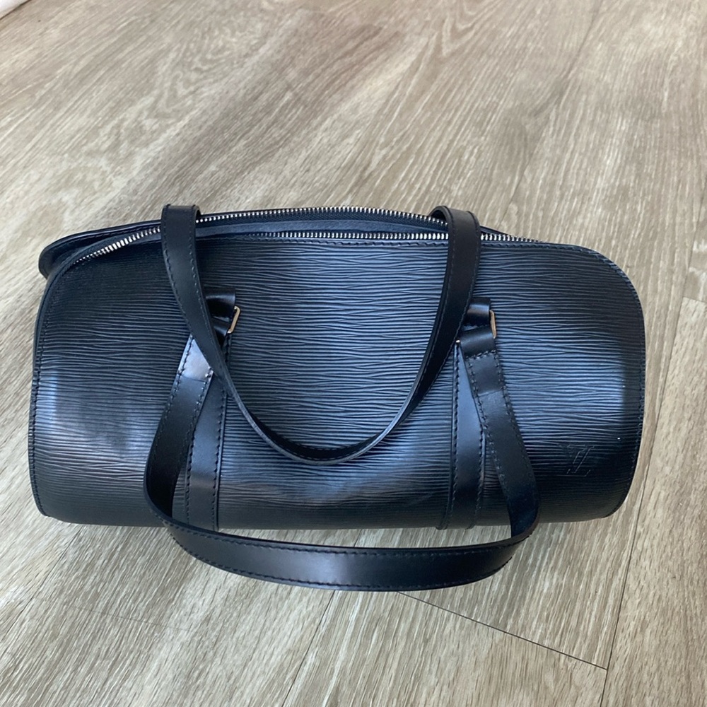 Louis Vuitton Epi Black Papillon Leather Bag